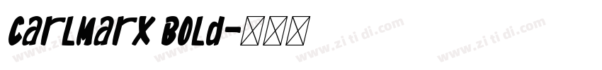 CarlMarx Bold字体转换
